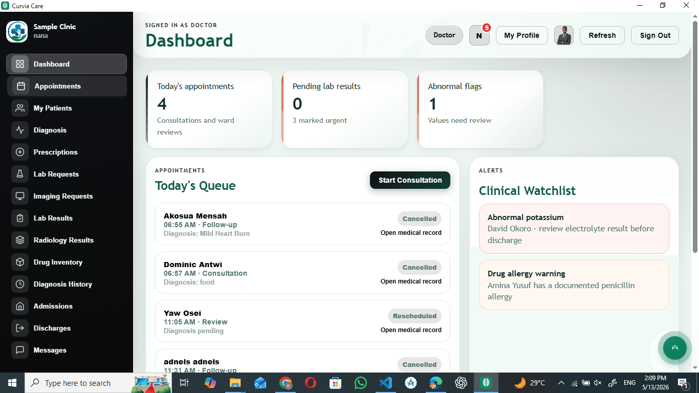 Curvia Care project preview
