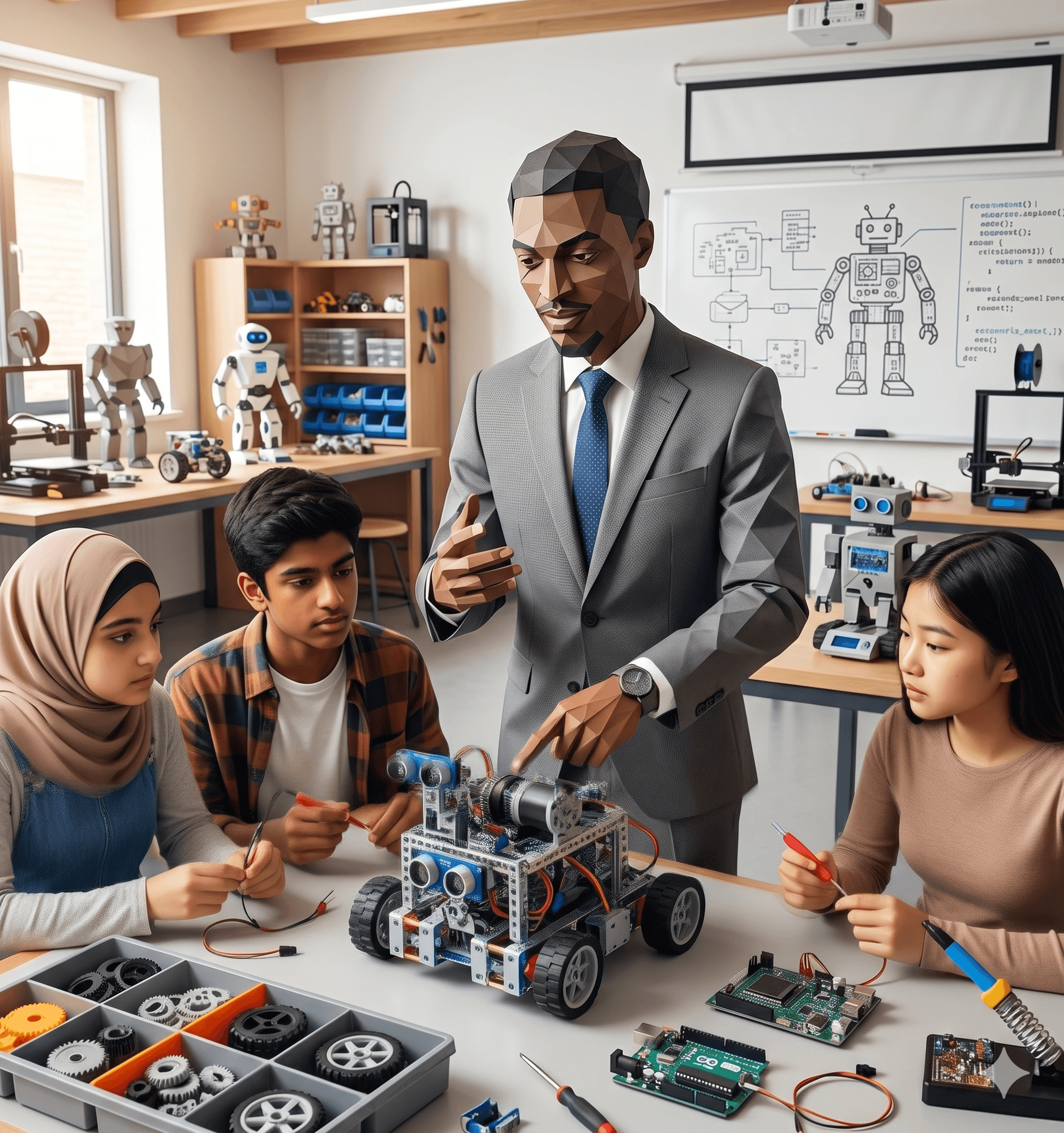 Robotics education led by Kister Inc founder